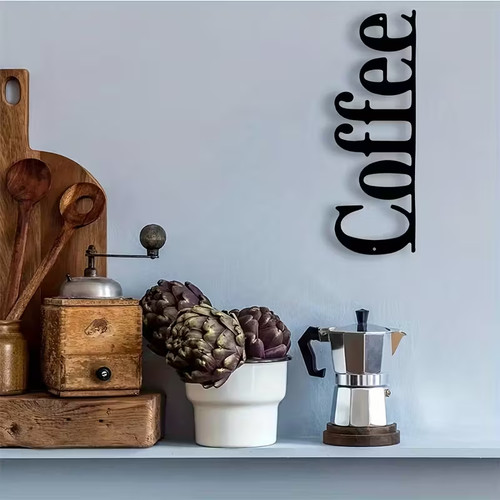 Coffee wooden script sign - coffee,