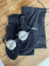 CHANEL black & white rubber
