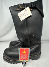 Artikel Eukett Leather Fleece Lined Zipped Jackboots with Buckles Size 8E  LMB1d