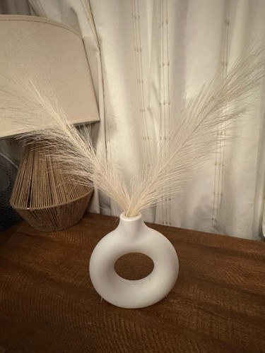 White artificial flowers - white,
