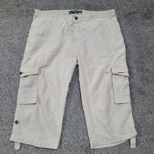 Men linen blend long knee - men,
