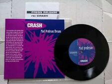 Crash - Mad Professor - p/c 7" Rare NM & Press Sheet - indie new wave pop