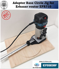 Adaptor Base Circle Jig 220mm up to 2460mm Erbauer router EPR710 Made in UK