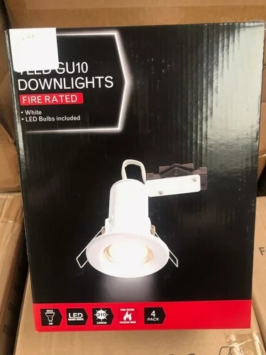 White fire rated led - fire,