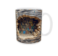 3D Bookshelf Library Book