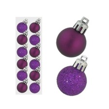 10 DROPLET BAUBLES CHRISTMAS