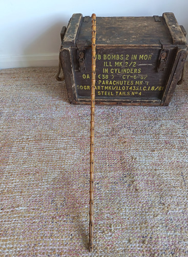 Antique whangee bamboo swagger - bamboo,
