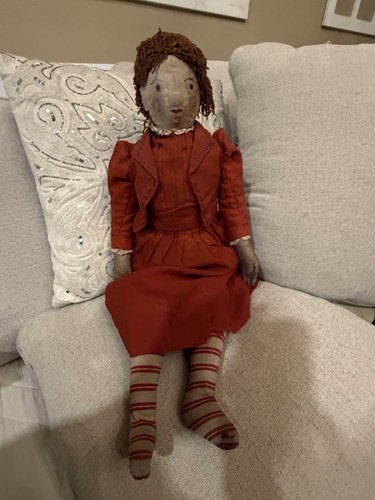 Rare antique 1890s folk - 1890s, art