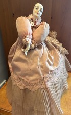 Vintage Antique Haunted !? Porcelain China Half Doll Rare Unusual Paranormal 