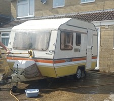 Retro Alpine Sprite Clubman 3 Berth Caravan