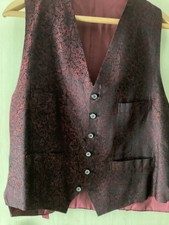 Mens Hand made Silk Waistcoat