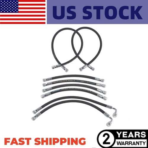 8pcs hydraulic hoses kit for - 8pcs,