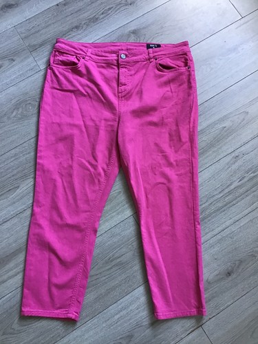 Ladies bright pink denim - tu,