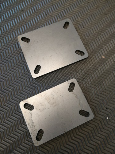 Caster wheel fixing base - 4, x
