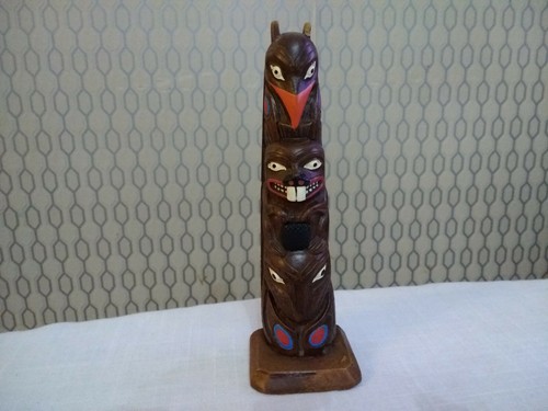 Native tiki totem pole - native,
