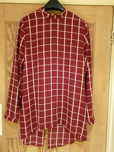 Ladies red and - and, checked