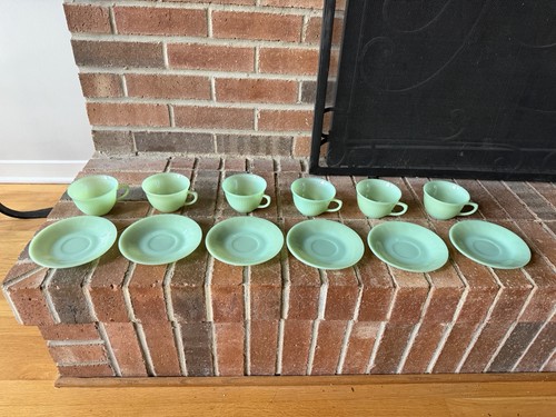 Vintage fire king jadeite - vintage, tea