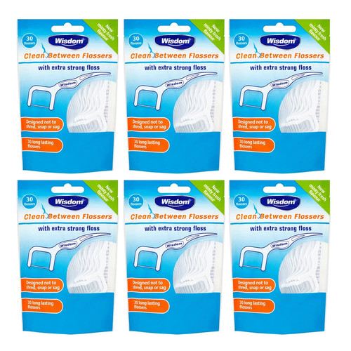 Wisdom clean between flossers - clean,