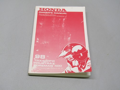 1998 honda trx400fw fourtrax - 1998,