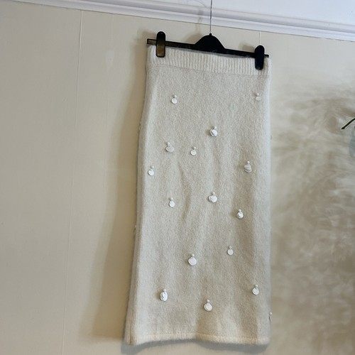 Zara womens cream knitted - zara,