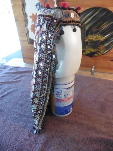 Vintage tribal mirror - vintage,
