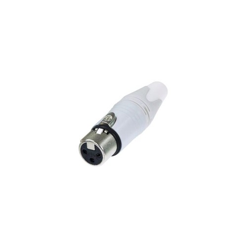 Neutrik nc3fxx 3pin white - 3pin,