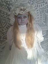 Ooak Horror Doll. Gothic Creepy 17" Porcelain Doll~Charla