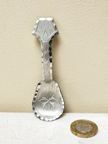 Swedish pewter tea caddy spoon