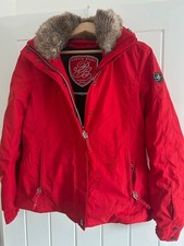 Ladies Poivre Blanc Designer Ski Jacket. Red. Size Small.