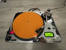 Numark Pro TT-2 Professional Direct Drive Turntable Record Player CHROME Rare