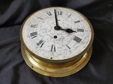 An English Brass Ships Bulkhead Clock