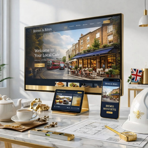 Cafe website design - website, |