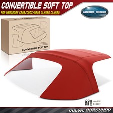Burgundy Convertible Soft Top
