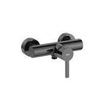 ROCA NAIA Wall Mounted Shower Mixer Tap - Black - A5A2196CN0