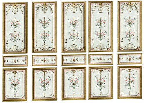 Dolls house victorian wall - victorian,