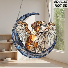 Bulldog Angel Acrylic Window