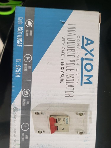 Axiom 100 amp main - amp,