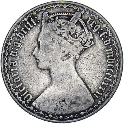 1881 gothic florin - florin, (xxri