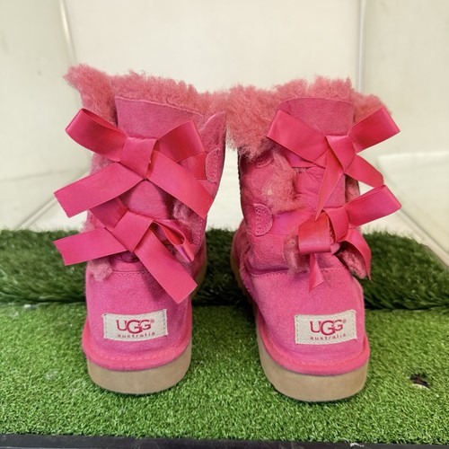 Ugg short bailey bow cerise - bailey,