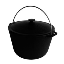 Cast iron tourist cauldron