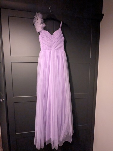 Purple lilac bridesmaid dress - purple,