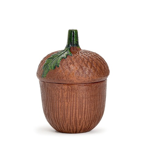 Cast iron acorn shaped - cast, acorn-shaped