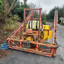 used crop sprayer removed from