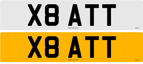Att private plate dvla - ,