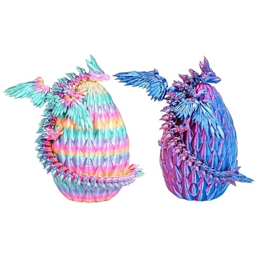 Printed dragon figure with - printed,