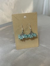 Jhumka Earrings with baby blue