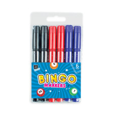 6 Pack Bingo Dabbers  Markers