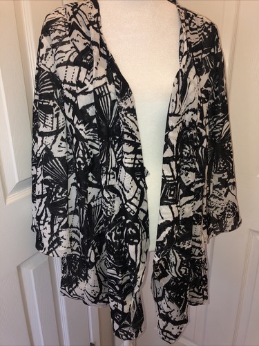 Nwt sejour 22w black white - black,