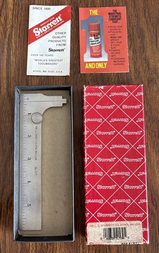 Starrett 425 6 inch steel - starrett, 6-inch