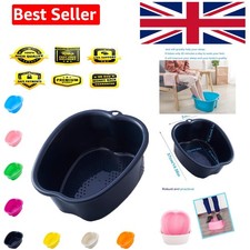 Large Black Plastic Foot Bath